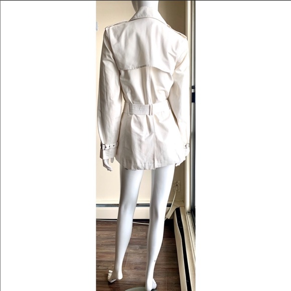 Eddie Bauer Double Breasted Trench Coat Medium - Picture 3 of 5